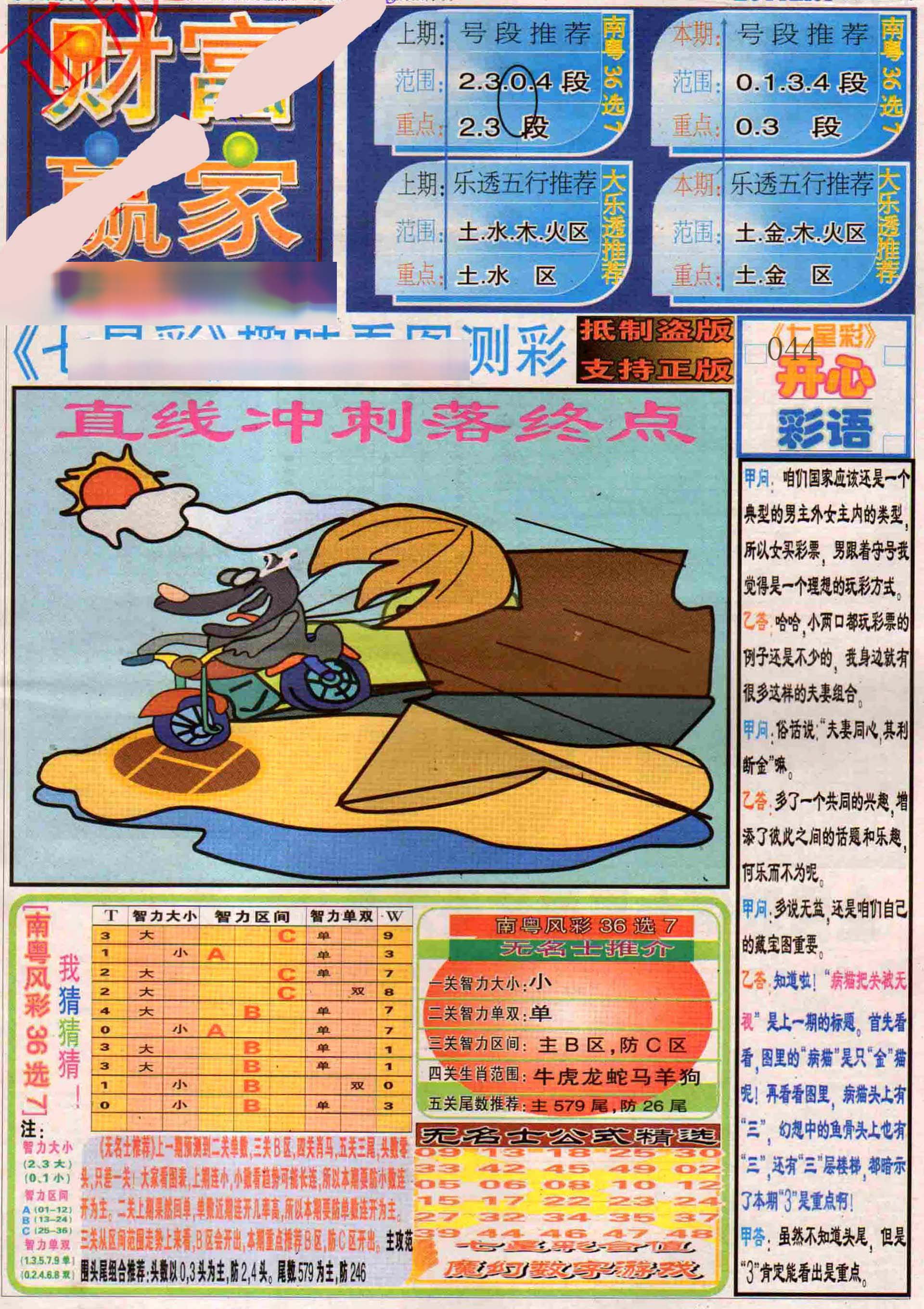 2024174期财富赢家（七星彩）