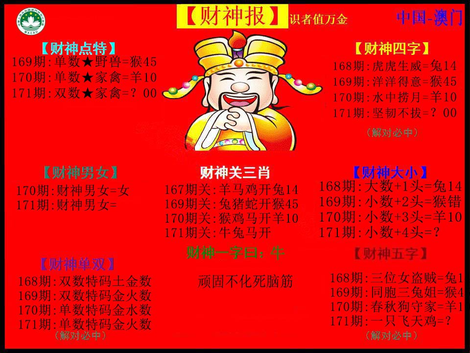2024171期红财神