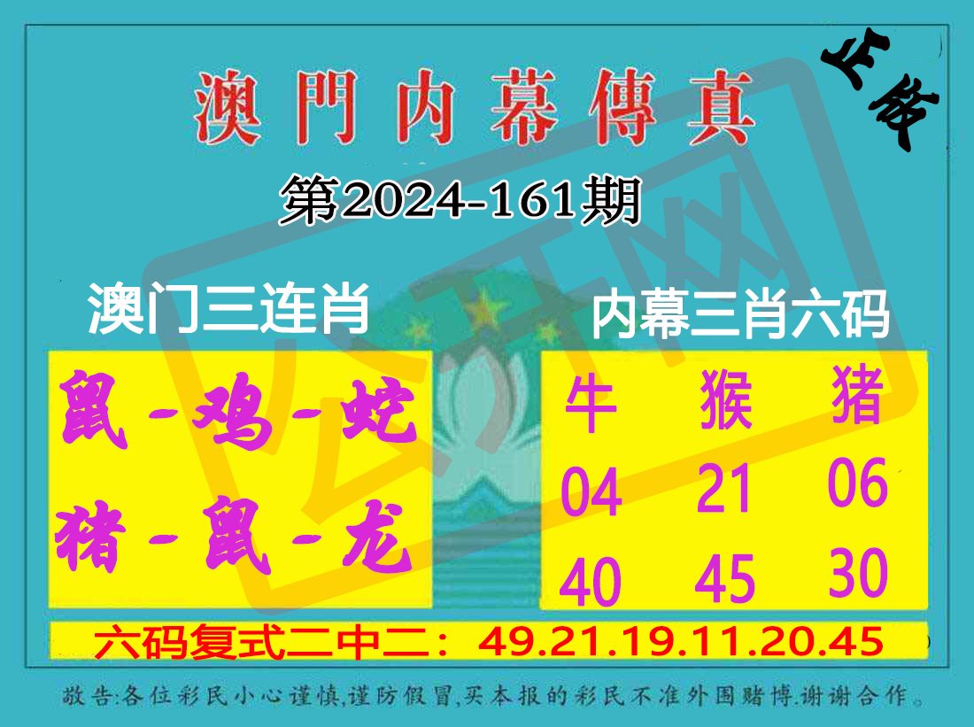 2024161期内幕传真三肖版
