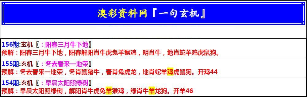 2024156期澳门一句玄机