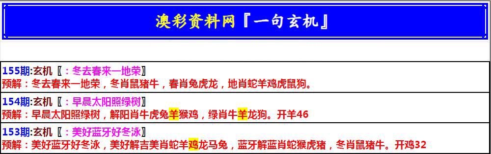 2024155期澳门一句玄机