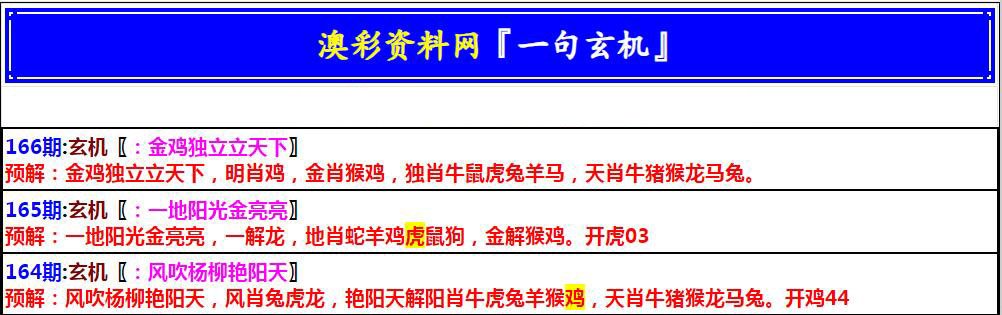 2024166期澳门一句玄机