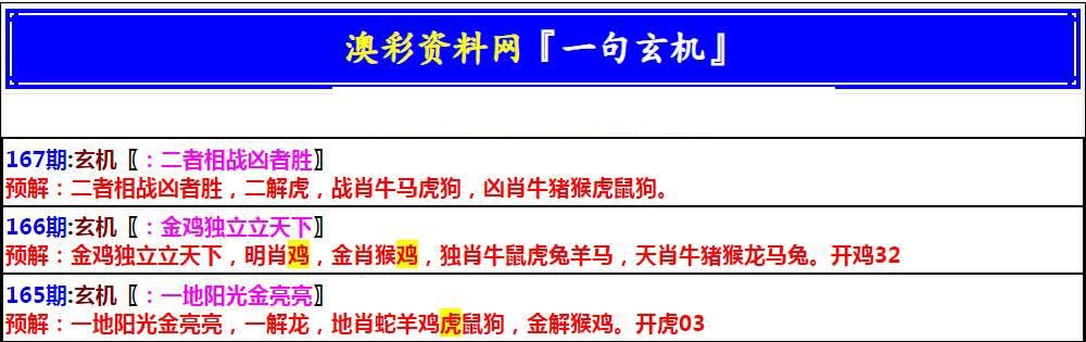 2024167期澳门一句玄机