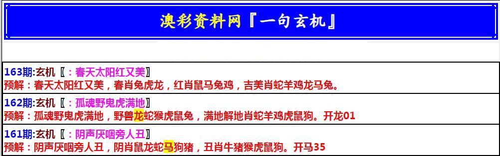 2024163期澳门一句玄机