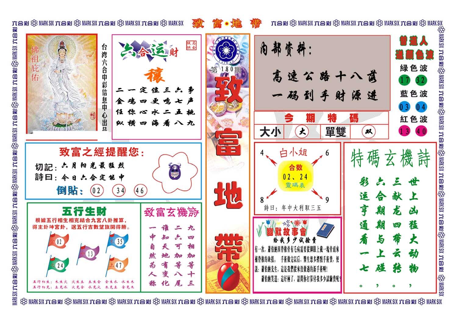 2024180期致富地带