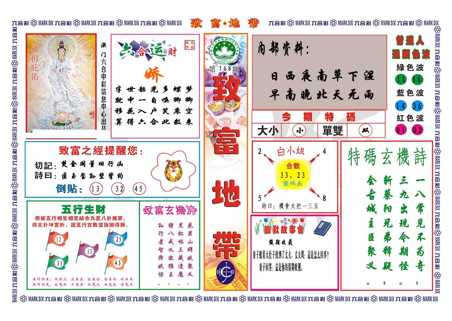 2024168期致富地带