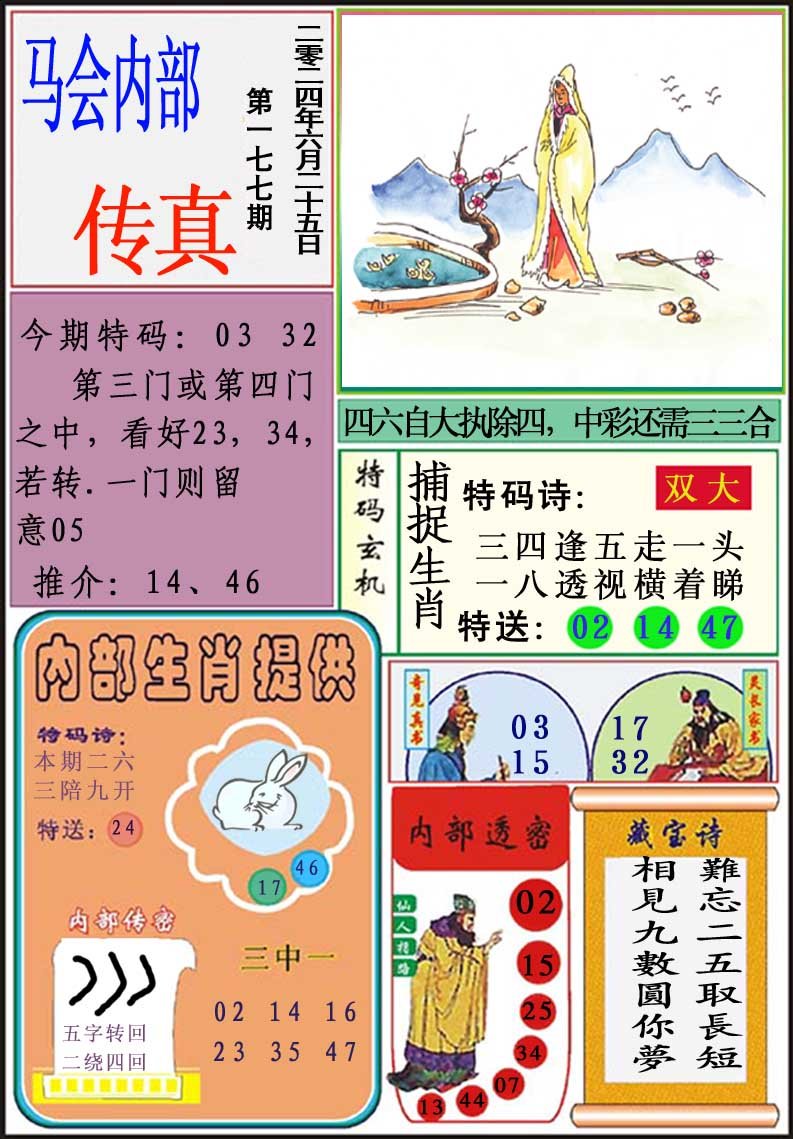 2024177期马会内部传真