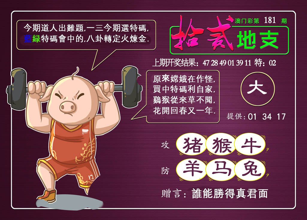 2024181期十二地支