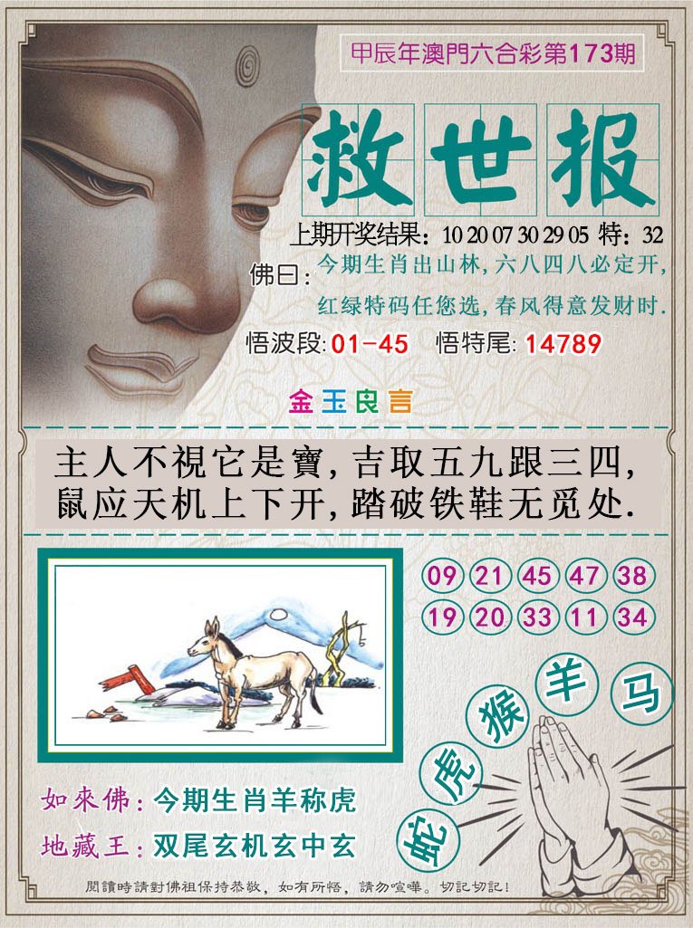 2024173期救世报