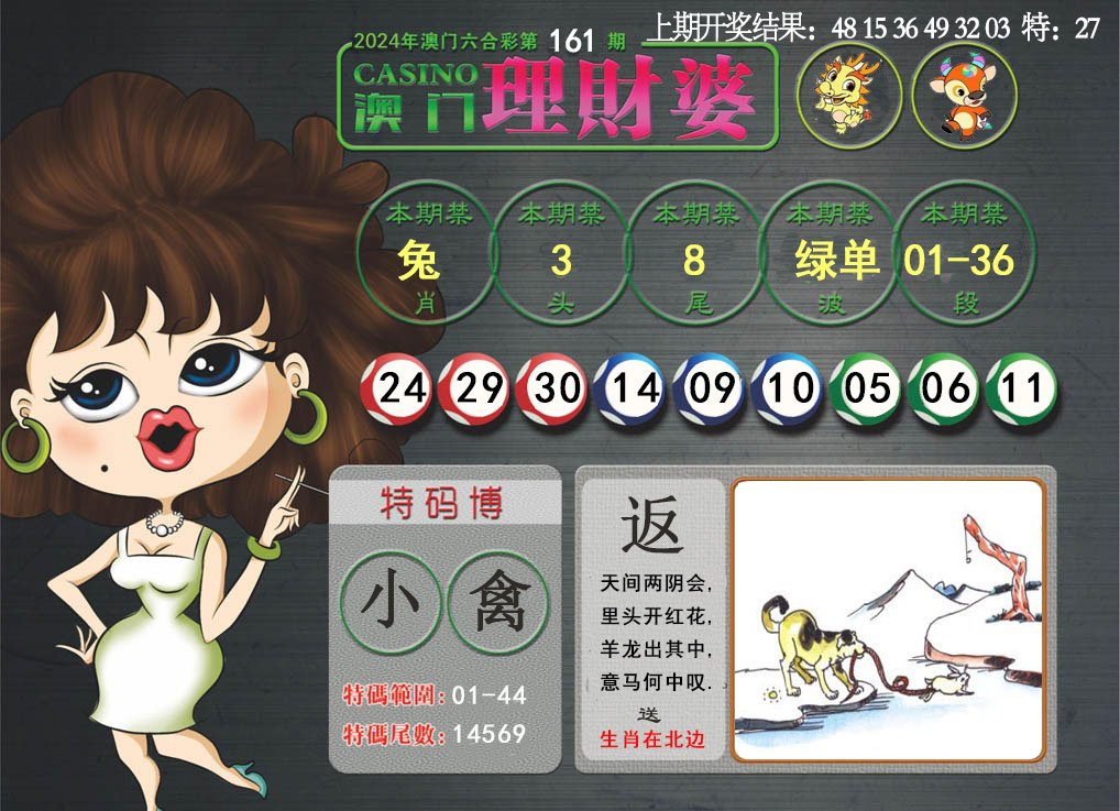 2024161期澳门理财婆