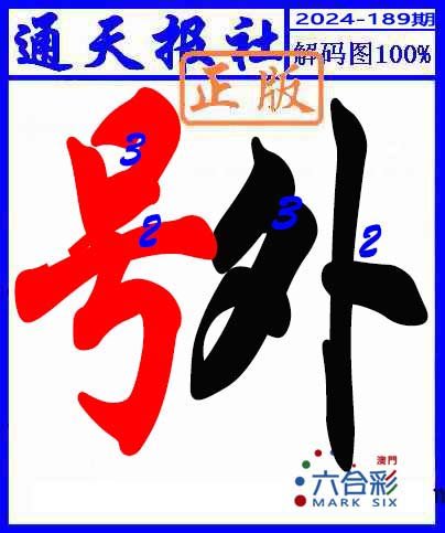 2024189期解码图