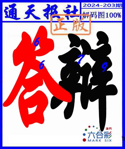 2024203期解码图
