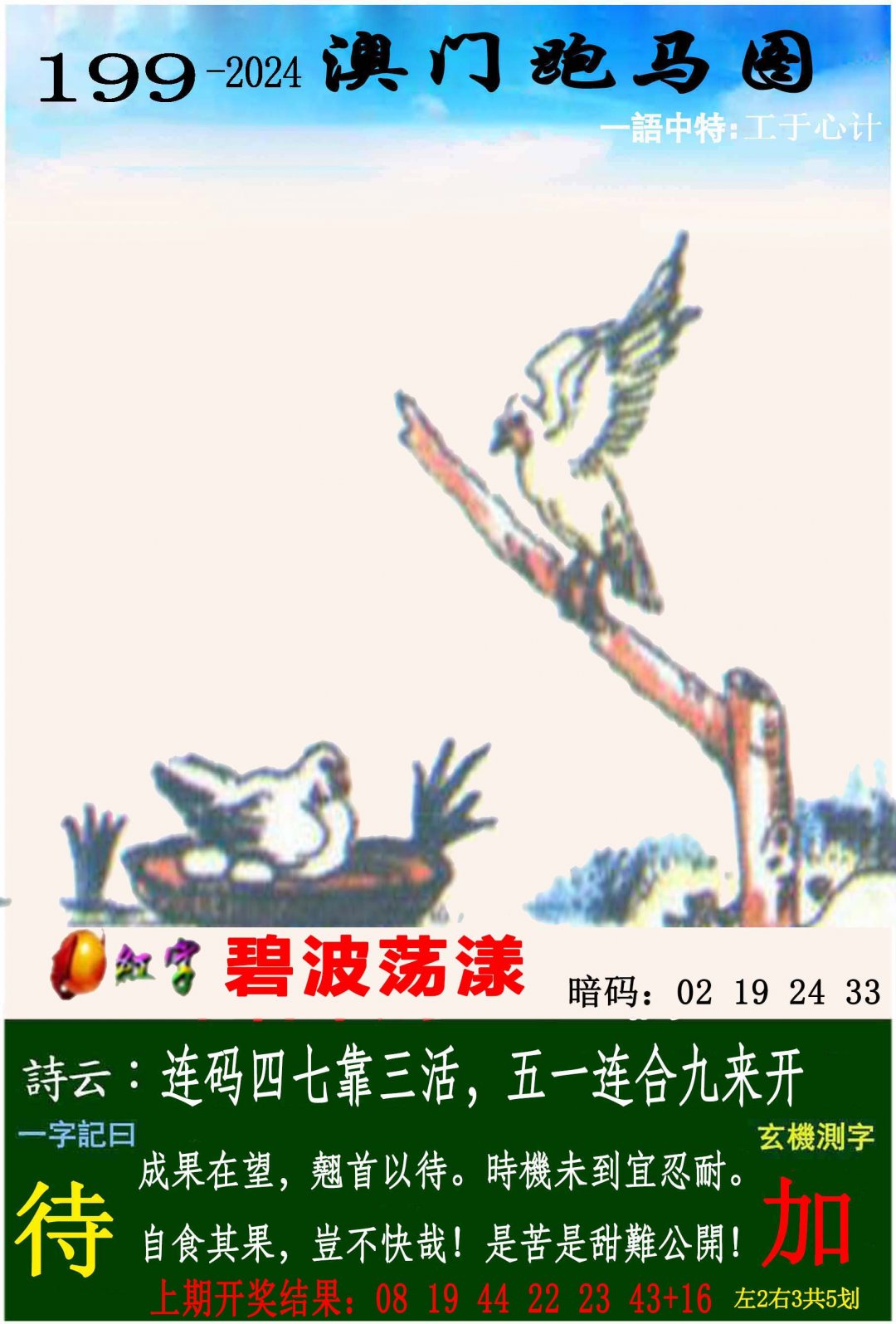 2024199期跑马图
