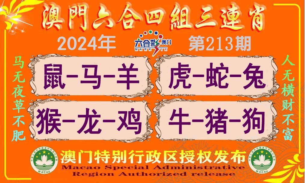 2024213期六合四组三连肖
