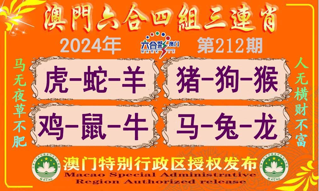 2024212期六合四组三连肖