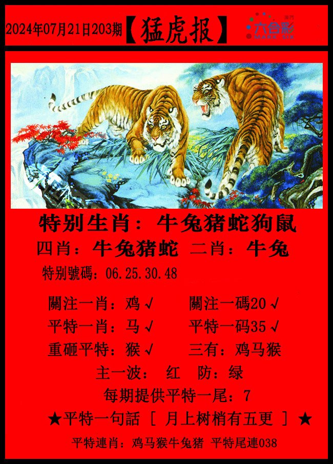 2024203期猛虎报
