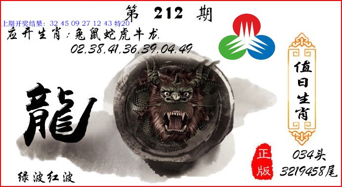 2024212期值日生肖