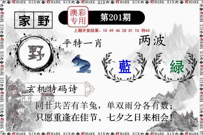 2024201期特码诗句