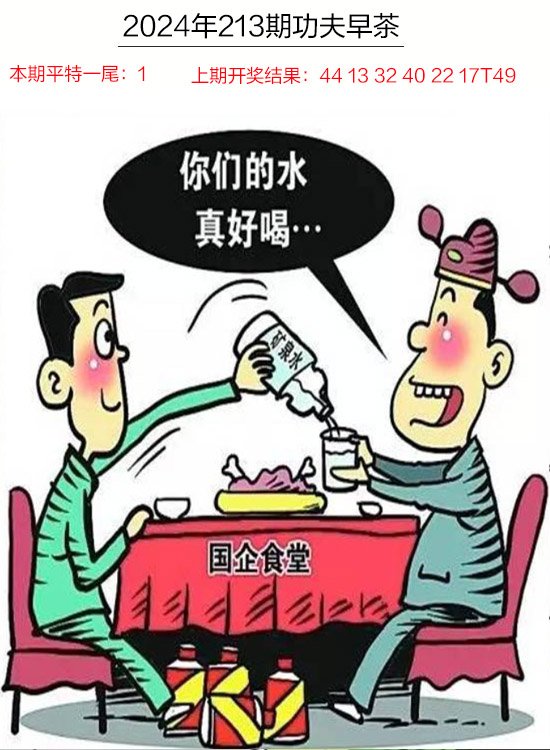 2024213期功夫早茶