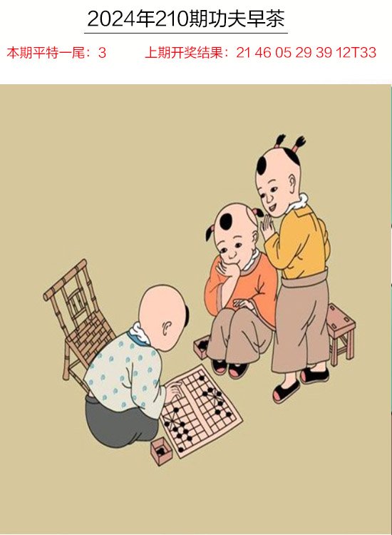 2024210期功夫早茶