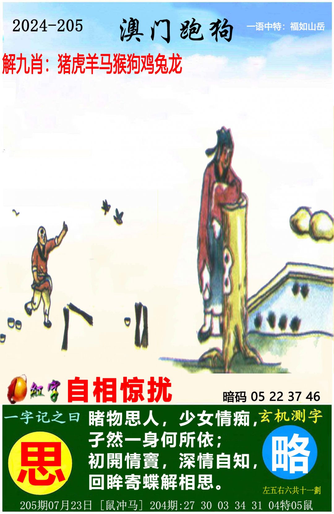 2024205期澳门跑狗图