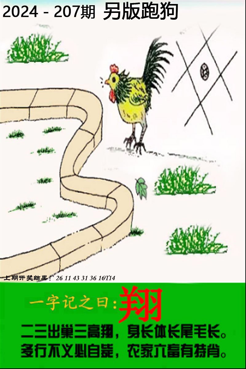 2024207期另版跑狗图