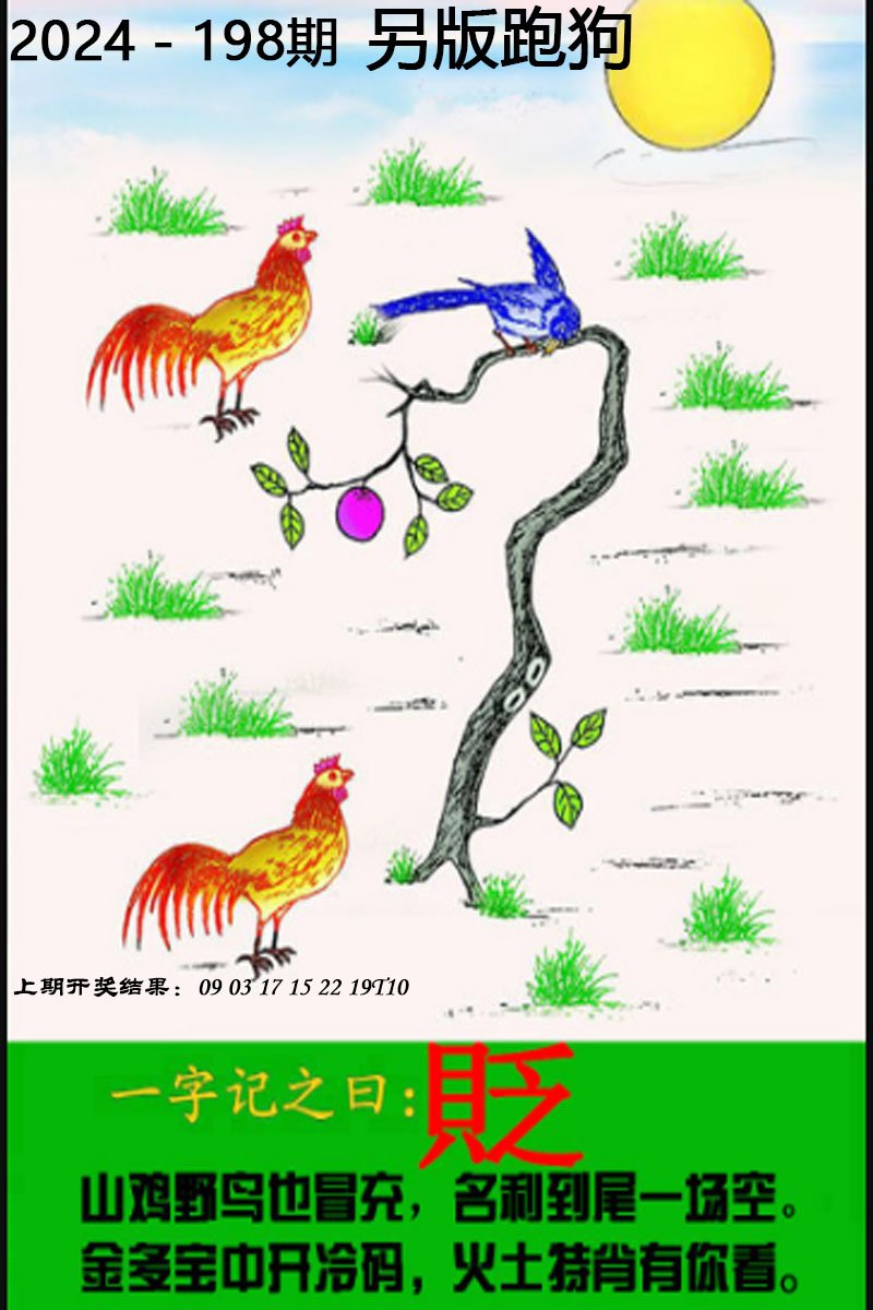 2024198期另版跑狗图