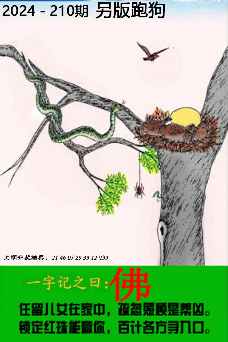 2024210期另版跑狗图
