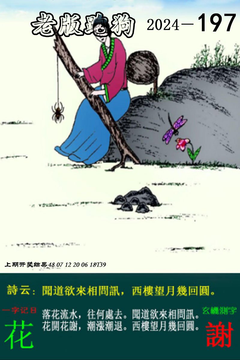 2024197期老版跑狗图