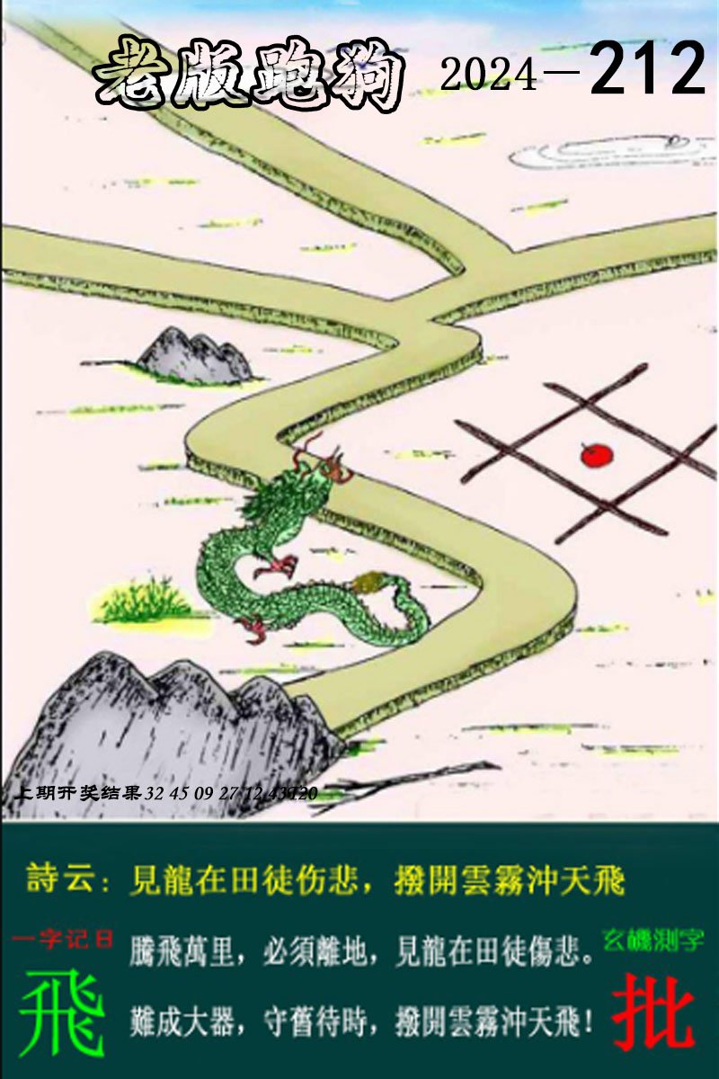 2024212期老版跑狗图