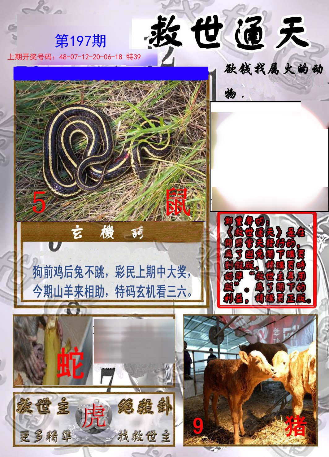2024197期救世通天报