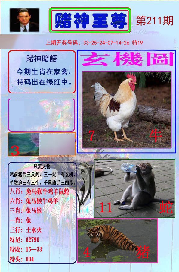2024211期赌神至尊