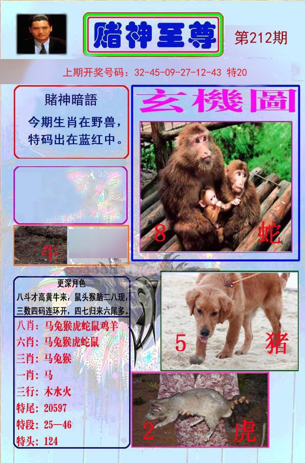 2024212期赌神至尊
