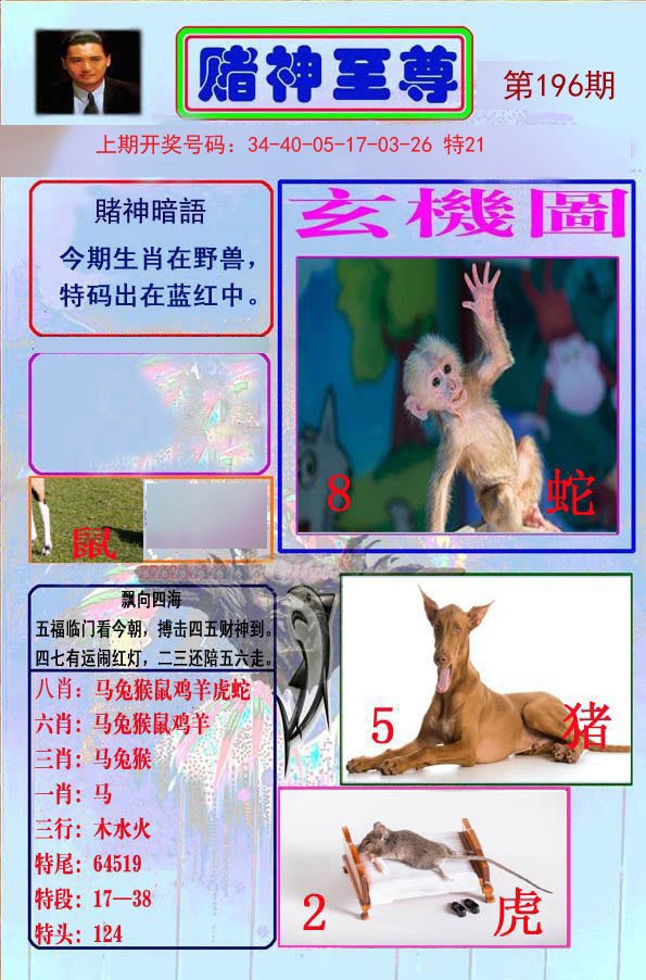 2024196期赌神至尊