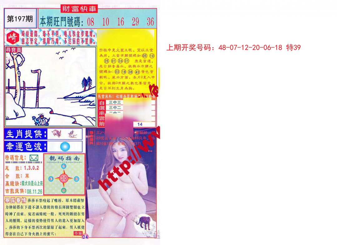 2024197期财富快车