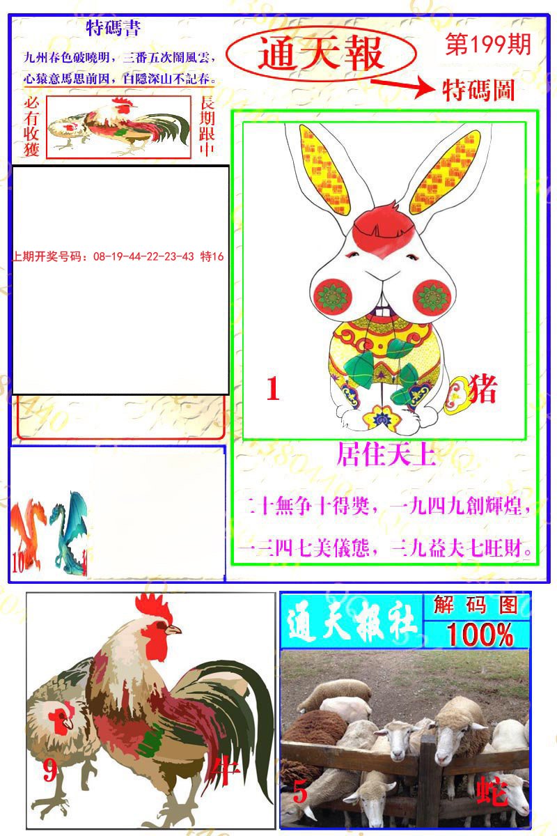 2024199期通天特解图