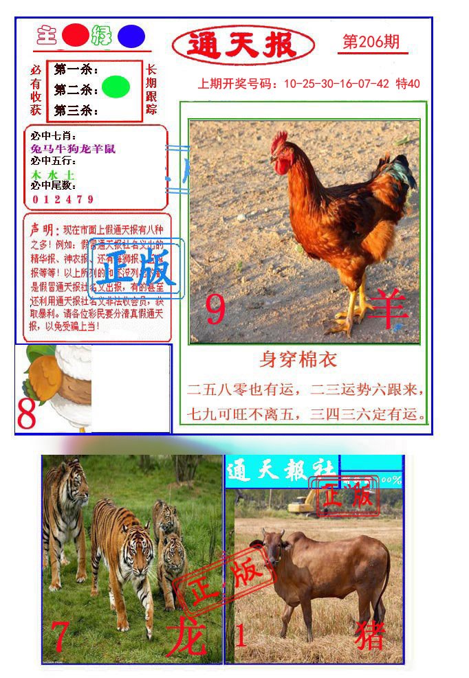2024206期通天杀波图1