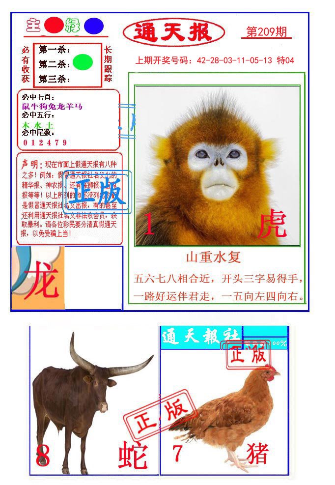 2024209期通天杀波图1