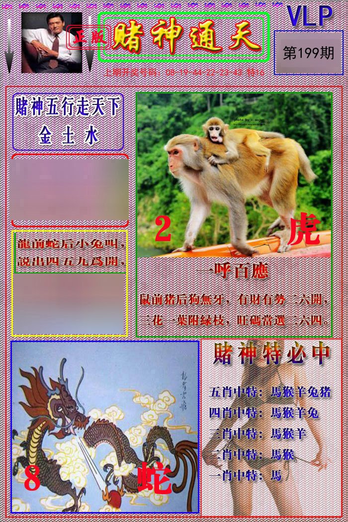 2024199期赌神通天报