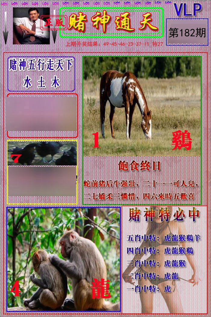 2024182期赌神通天报