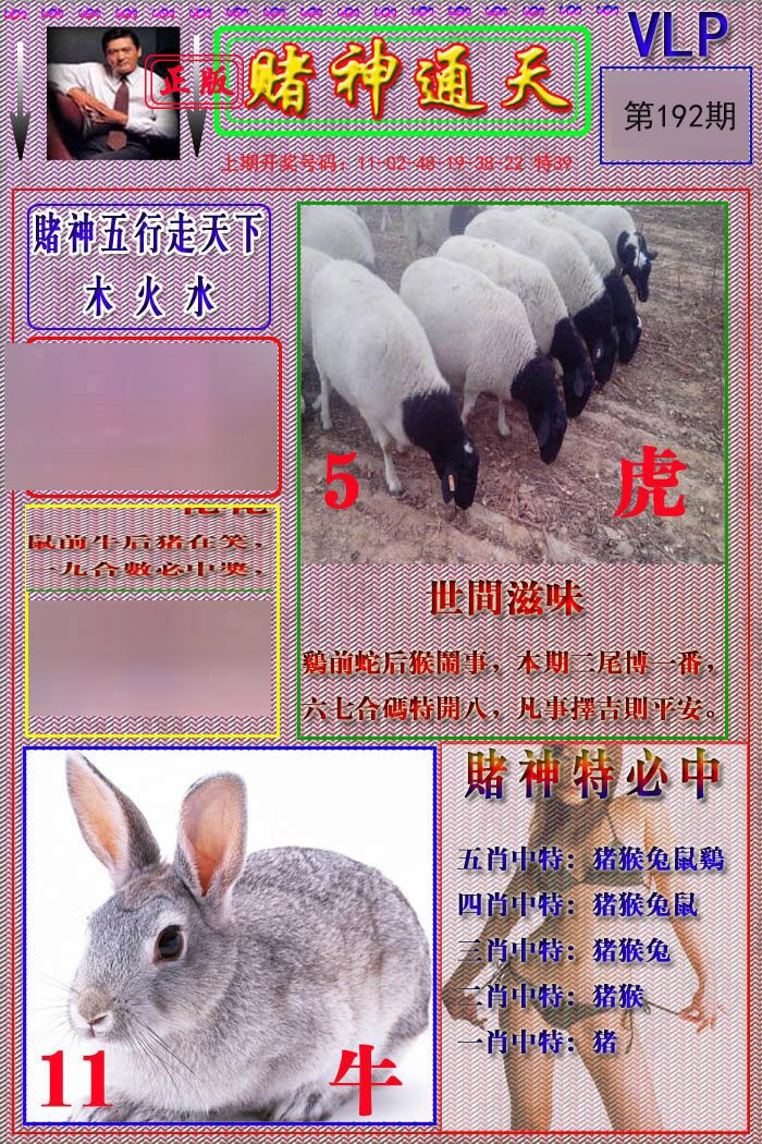 2024192期赌神通天报