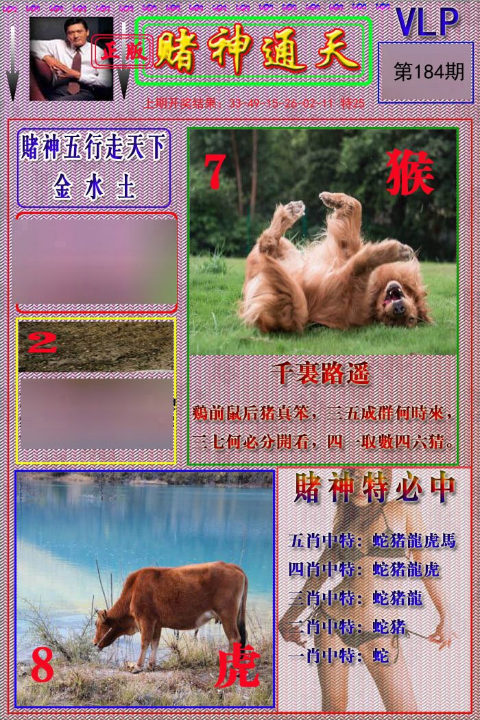 2024184期赌神通天报