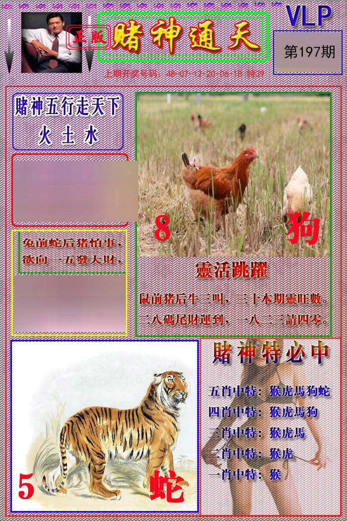 2024197期赌神通天报