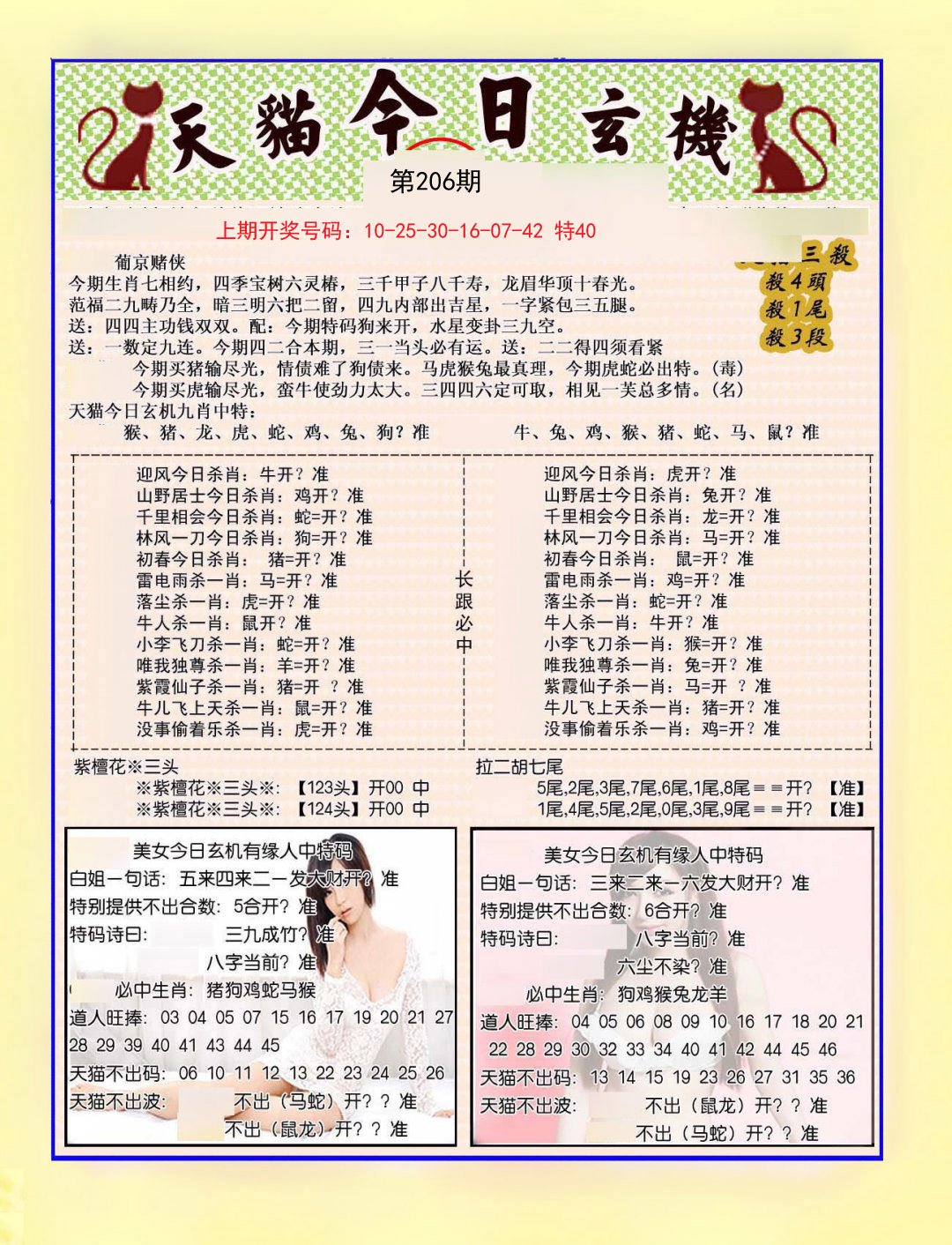 2024206期今日玄机图B