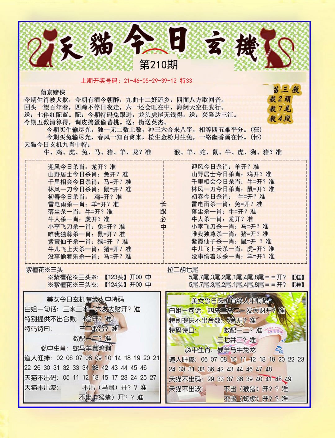 2024210期今日玄机图B