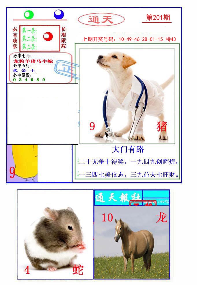 2024201期通天杀波图2