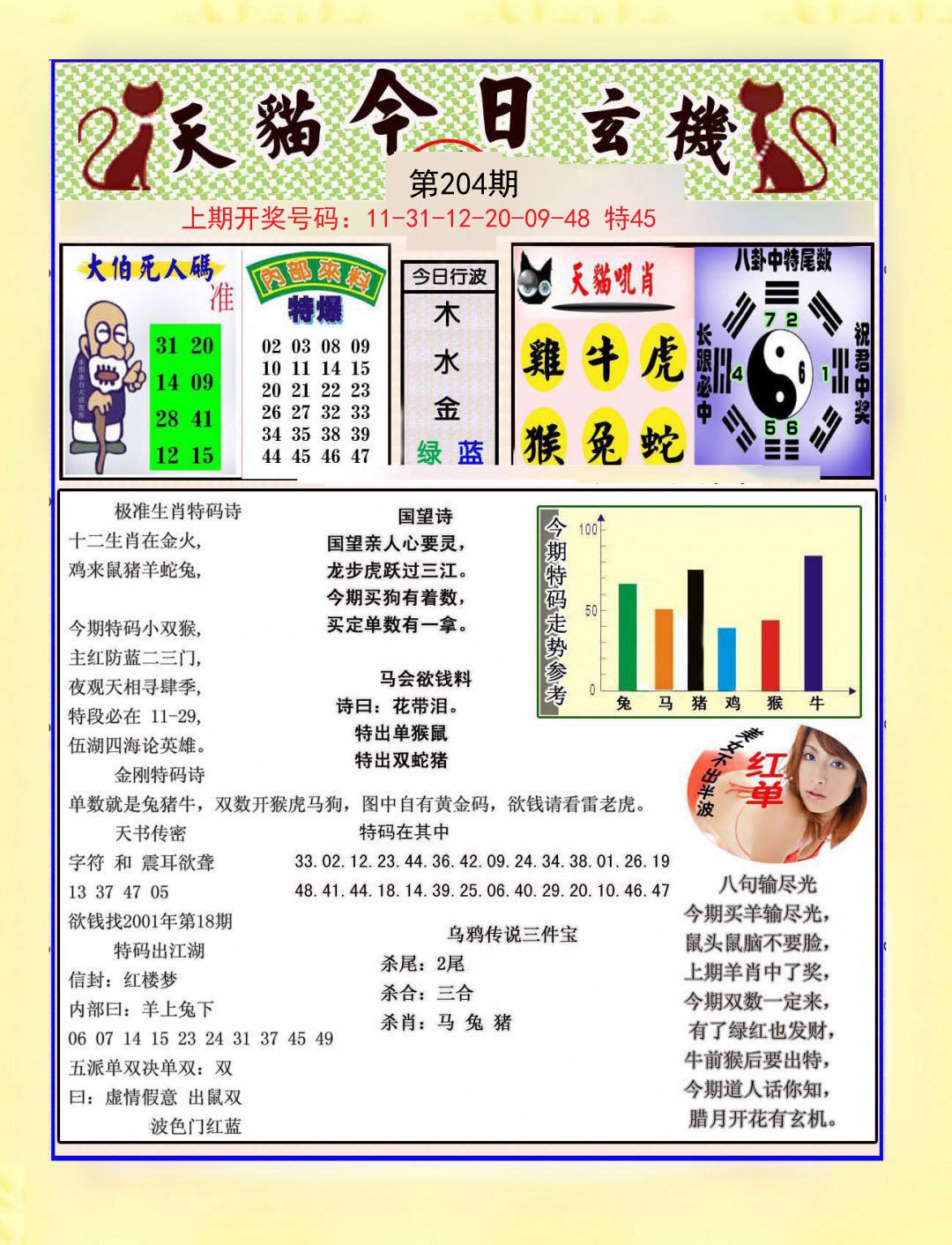 2024204期今日玄机图A