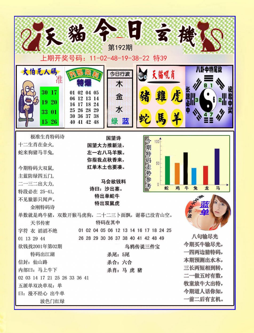 2024192期今日玄机图A