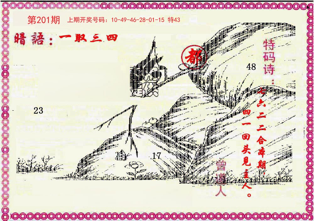 2024201期新暗语报