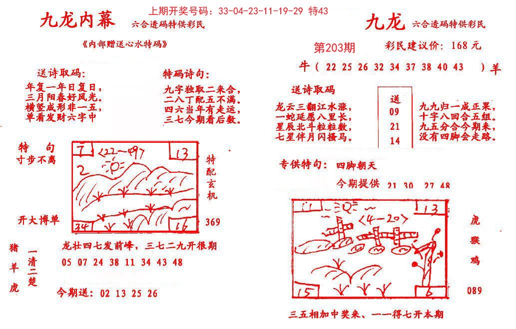 2024203期九龙内幕